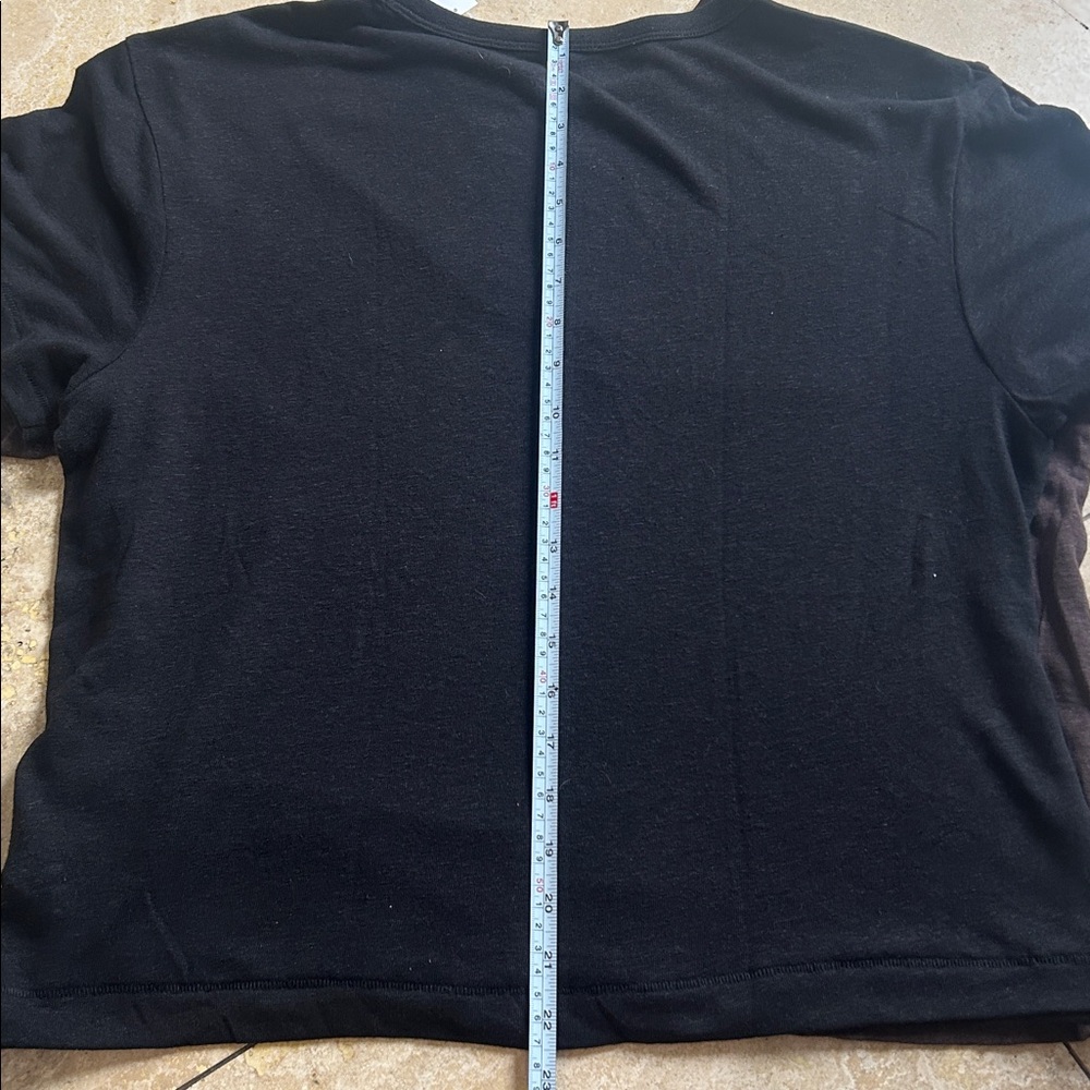 2 NWT Tall Gap Linen Crop Tees - Picture 8 of 11